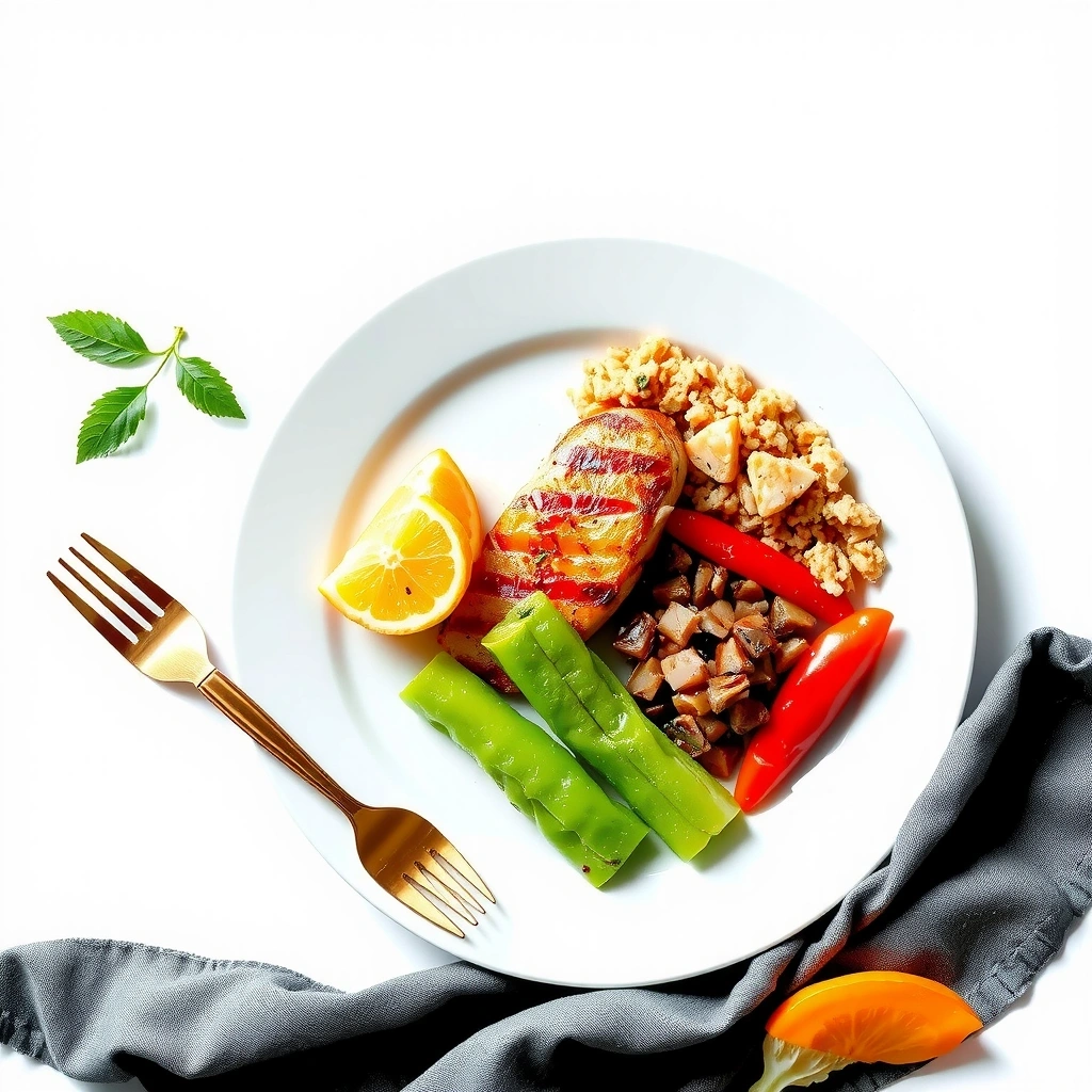 Balansiran tanjir sa zdravom hranom